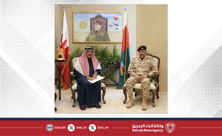 مساعد رئيس هيئة الأركان للقوى البشرية يستقبل سفير مملكة البحرين لدى جمهورية باكستان الإسلامية